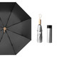 宝叶 日系简约钛银胶女防晒折叠晴雨两用遮阳高端雨伞