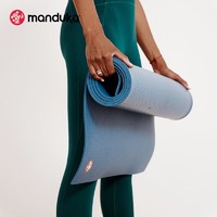 Manduka 青蛙瑜伽垫专业黑垫加厚加宽加长防滑初学者地垫家用健身
