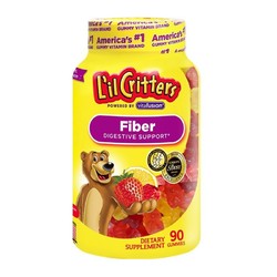 L'il Critters 丽贵 小熊糖lilcritters益生菌之源宝宝营养果蔬膳食纤维软糖90粒