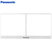 Panasonic 松下 开关插座 86型二联联排面板 白色 WMWF6822（只适用悦皓系列）