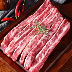 果勋牛肋条肉5斤新鲜进口原切牛肉生肉烤肉食材