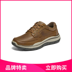 SKECHERS 斯凯奇 男士休闲皮鞋 204367