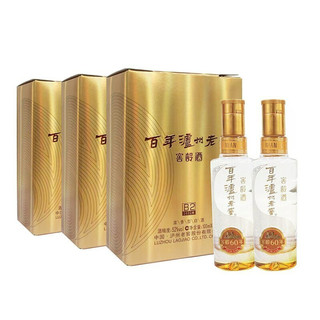 泸州老窖 窖龄60年 100ml *6瓶 小酒版 52度 浓香型白酒 高性价比