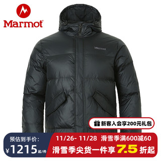 Marmot 土拨鼠 男子户外羽绒服 E73069-1515 玛瑙灰 M