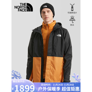 北面 三合一羽绒内胆男21秋冬TheNorthFace户外防风保暖休闲上衣外套