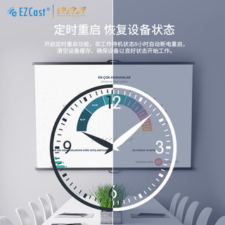 EZCast快投派金属无线HDMI同屏器手机电脑连接电视投影仪电子白板显示器会议投屏器商用50米远距离一键投屏4K
