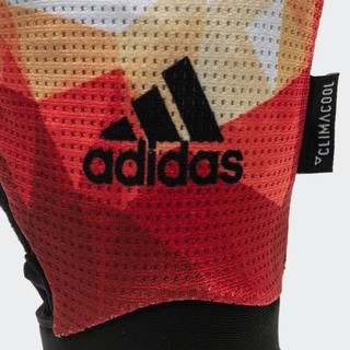 adidas 阿迪达斯 Perf Gloves W M 中性半指健身手套 白/清澈橙 NS