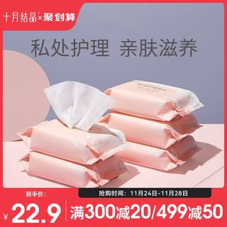 十月结晶 孕产妇湿巾纸 20抽*5包