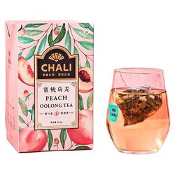 CHALI 茶里 公司蜜桃乌龙茶包水果白桃乌龙茶蜜桃茶叶花果茶15包