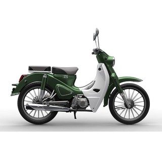 宗申 2022款YAMI复古弯梁摩托车 汽油绿 运动版（铝轮） 全款