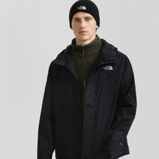 THE NORTH FACE 北面 男子三合一冲锋衣 NF0A81QU-TY1 黑色 M