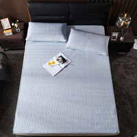 XANLENSSI 轩蓝仕 乳胶凉感席三件套 海洋浅蓝 180*200cm