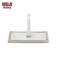 無印良品 無印良品 MUJI 扫除用品系列 地板拖把用拖布 湿擦 MA19CC1S 淡灰色 长335*宽135mm