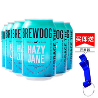 BREWDOG 酿酒狗 DREWDOG朋克IPA艾尔英国原装进口精酿啤酒 浑浊简恩330ml*6听