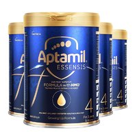 88VIP：Aptamil 爱他美 黑钻奇迹蓝罐系列 儿童奶粉 4段 900g*4
