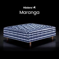 Hastens 海丝腾 Maranga 手工缝制天然材质瑞典进口定制独立床 蓝白印花 210*200cm