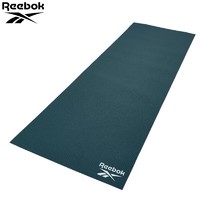 Reebok 锐步 瑜伽垫4mm训练健身垫子男女儿童便携野外防护垫瑜伽隔脏垫子 暗绿色