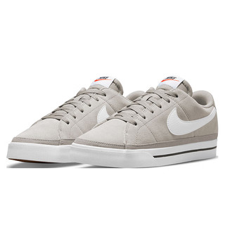 NIKE 耐克 男子 运动板鞋 经典 百搭 COURT LEGACY SUEDE 运动鞋 DH0956-002卵石灰色40码