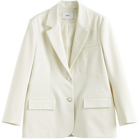 ZIQIAO 自巧 女士小西装 22ZQ0054 米白色 XXS
