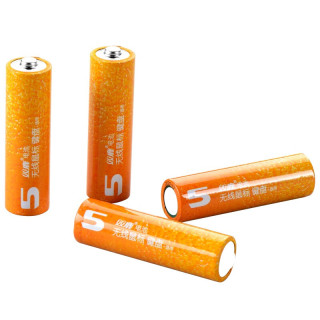 双鹿 5号电池五号碱性电池5号AA电池10粒装(橙子)儿童玩具挂钟鼠标键盘电池