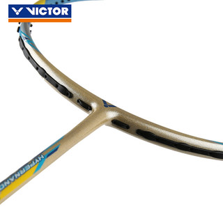 威克多（VICTOR） 胜利羽毛球拍单拍 纳米7sp维克多全面型攻守兼备纳米HX7SPV琥珀金 HX7SPV琥珀金 3U(85-89.9克)