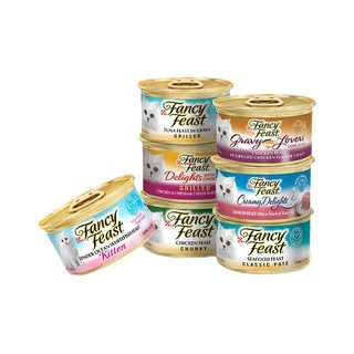 FANCY FEAST 珍致 法式奶汤系列 混合口味全阶段猫粮 85g