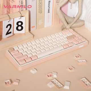 VARMILO 阿米洛 迷你洛系列minilo尤加利 静电容/机械轴键盘 办公键盘  便携键盘 姬秋丽67键双模（蓝牙+有线） 静电容V2紫罗兰轴（类茶轴）