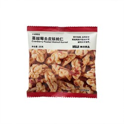 MUJI 無印良品 口袋零食 蔓越莓去皮核桃仁多款可选