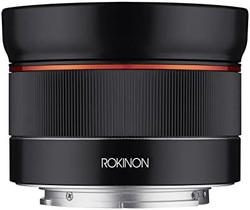 ROKINON AF 24mm f/2.8 广角自动对焦镜头适用于索尼 E 安装，黑色