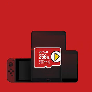 Lexar 雷克沙 Play microSD存储卡 256GB（UHS-III、V30、A1）