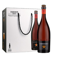 INEDIT 艾帝达姆 大星啤酒 西班牙原装进口精酿白啤小麦啤酒4.8度 整箱装礼盒送礼 大星 750mL 6瓶 礼盒装