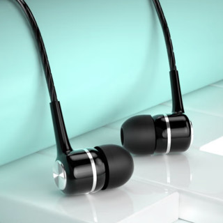naiyu 奈语 入耳式动圈降噪有线耳机 经典黑 3.5mm