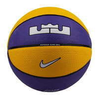 NIKE 耐克 詹姆斯联名款 橡胶篮球 D08262-575 紫黄 7号/标准