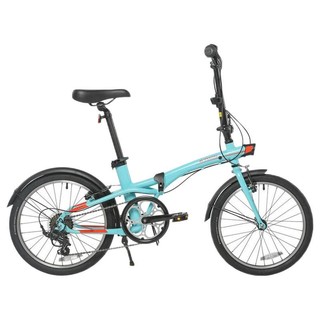 DECATHLON 迪卡侬 TILT 500 折叠自行车 8586812 浅蓝色 7速 20英寸