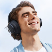 SoundCore 声阔 Space Q45 耳罩式头戴式降噪蓝牙耳机 晨雾白