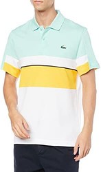 LACOSTE Polo衫 [官方] 彩色块状前后拼接超速干Polo衫 男士 DH6932L