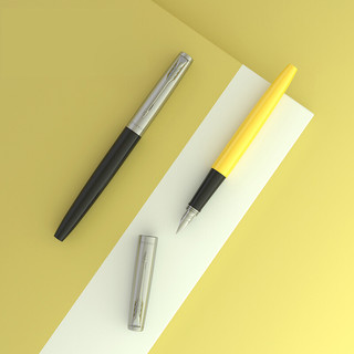 PARKER 派克 钢笔 Jotter乔特系列 黄色胶杆 F尖 单支装