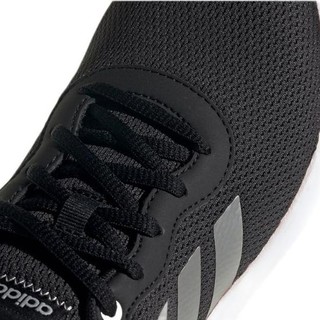 adidas NEO QT Racer 2.0 女子休闲运动鞋 GX0629 黑/银色 37