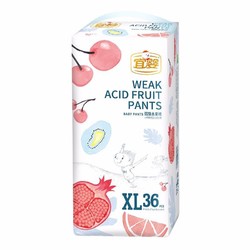 YIYING 宜婴 弱酸水果系列 婴儿拉拉裤 XL36片