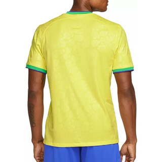 耐克（NIKE） Brazil 2022/23 世界杯 巴西队新款主场球衣队服 男士球衣 Dynamic动态黄 S