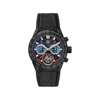 TAG Heuer 泰格豪雅 Carrera卡莱拉系列 45毫米自动上链腕表 CAR5A8AF.FC6415