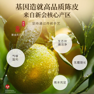 福東海 福东海  新会老陈皮丝100克 可加普洱泡茶泡水 花草茶陈皮干茶橙皮零食 养生茶