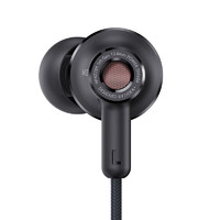 Whizzer 威泽 BS1 不带麦版 入耳式动圈有线耳机 黑色 3.5mm