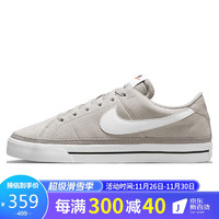 NIKE 耐克 男子 运动板鞋 经典 百搭 COURT LEGACY SUEDE 运动鞋 DH0956-002卵石灰色42码