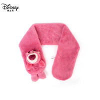 88VIP：Disney 迪士尼 草莓熊冬季可爱毛绒帽子围巾