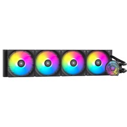 PADO 半岛铁盒 冰镜W480豪华版黑色 一体式水冷CPU散热器(ARGB灯效/主板同步/智能温控风扇/多平台）