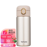 TAFUCO 泰福高 保温杯T-2332不锈钢保温水杯轻量杯  金色 360ml