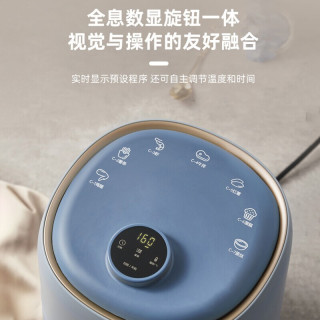 小熊(Bear) 空气炸锅家用大功率无油烟低脂电炸锅全自动多功能炸薯条机智能煎炸鸡锅3L大容量