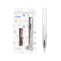 PILOT 百乐 FKA-1SR kakuno系列 钢笔 透明色透明杆 M尖 单支装
