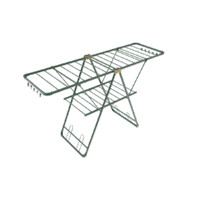 HOTATA 好太太 D-2134 折叠式落地晾衣架 180*54*108cm 复古绿